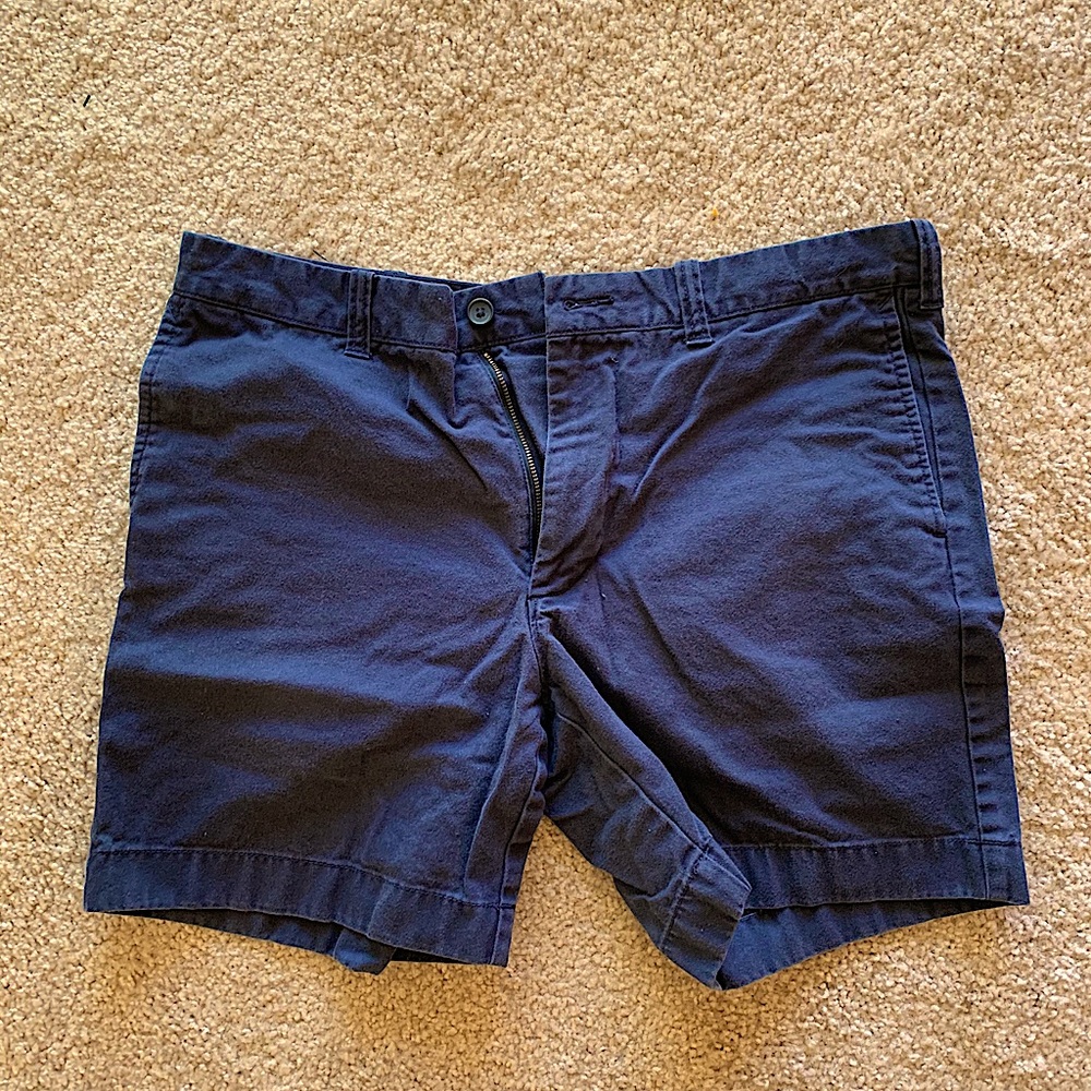 J.Crew 7” Navy Reade Flex Khaki Short